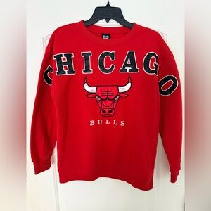 Chicago Bulls Red Crewneck Size Small Sweatshirt Ultra Game